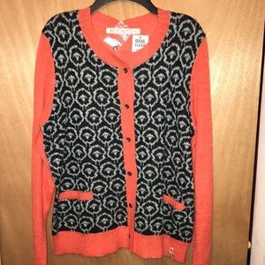 Woolrich sheep cardigan small